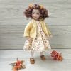 Autumn set for Little Darling or Paola Reina dolls
