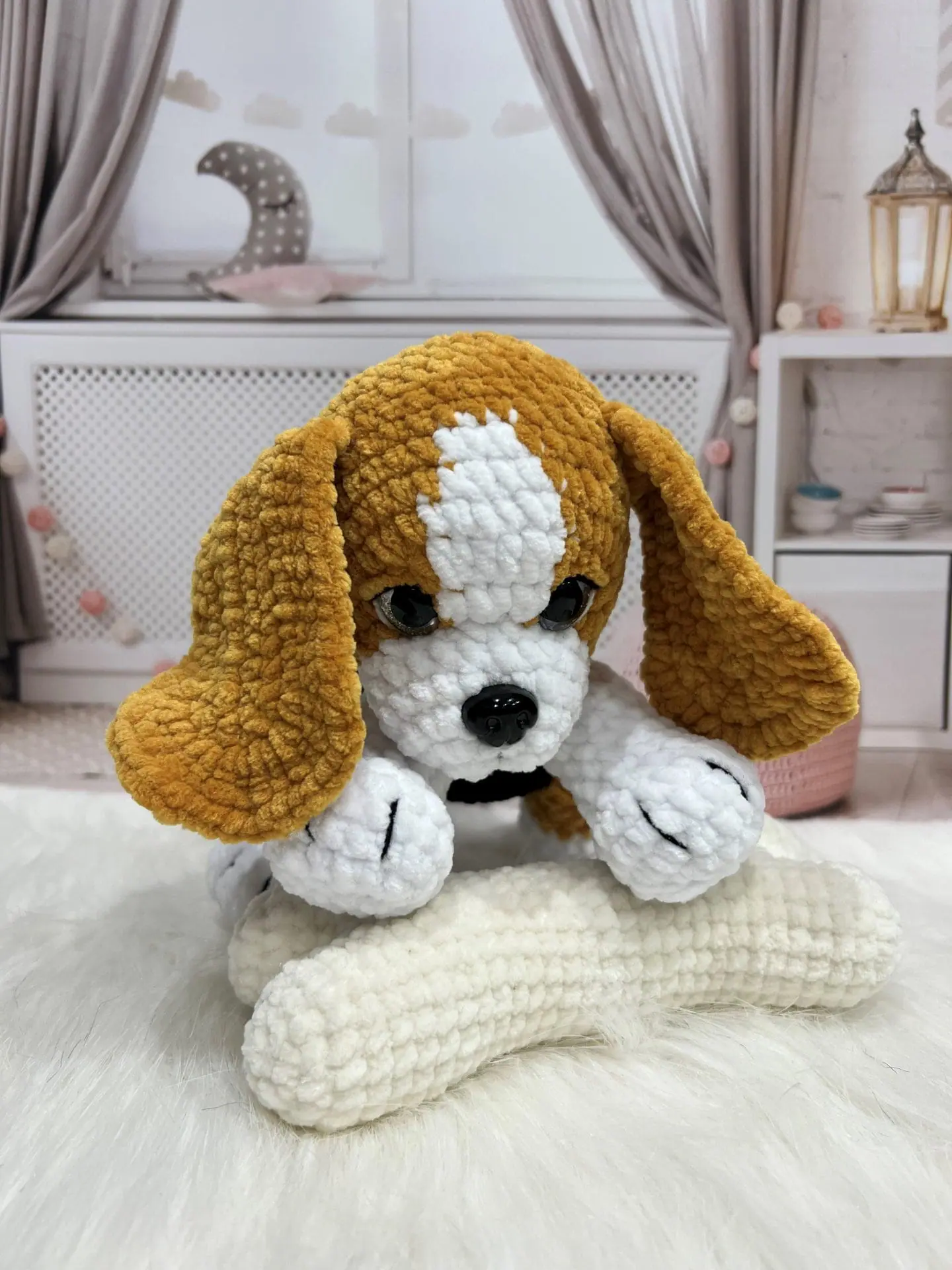 Stuffed Dog toy Beagle Realistic dog toy - Handmade toy 2 Dog toy Beagle Realistic dog toy Puppy toy