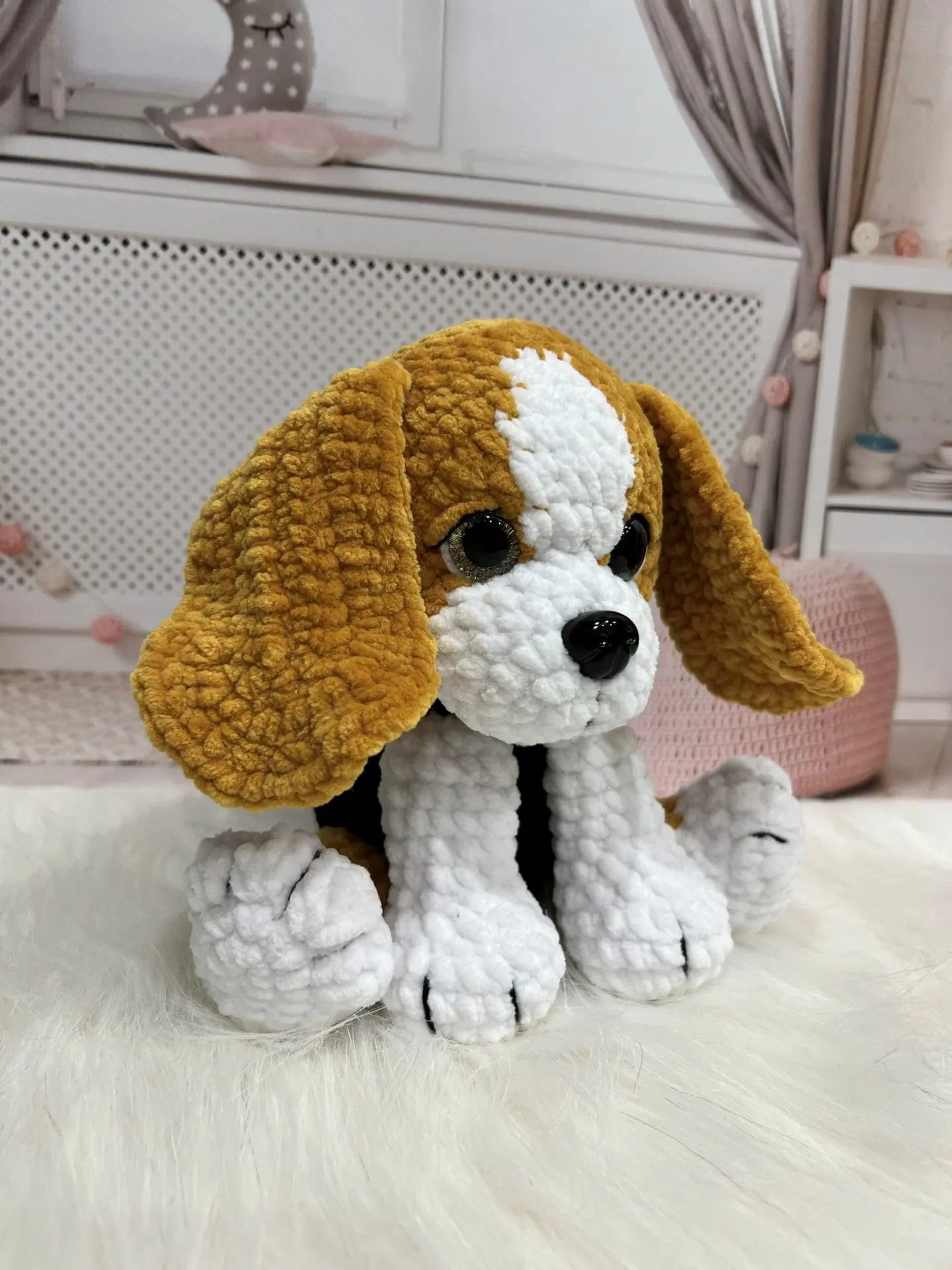 Stuffed Dog toy Beagle Realistic dog toy - Handmade toy 4 Dog toy Beagle Realistic dog toy Puppy toy