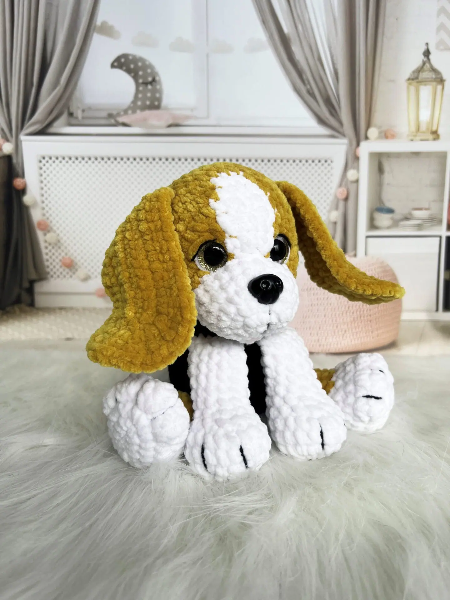 Stuffed Dog toy Beagle Realistic dog toy - Handmade toy 9 Dog toy Beagle Realistic dog toy Puppy toy