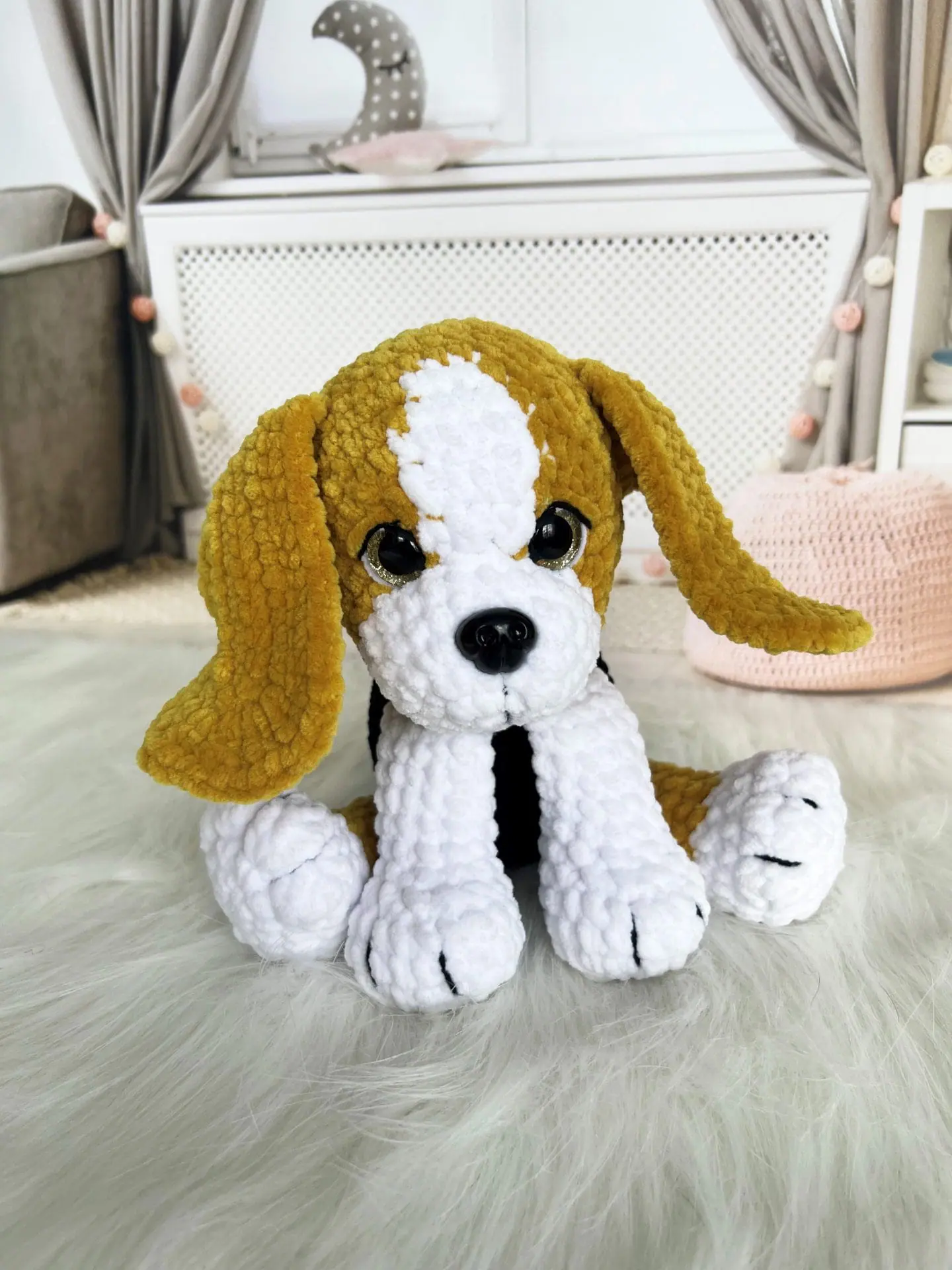 Stuffed Dog toy Beagle Realistic dog toy - Handmade toy 10 Dog toy Beagle Realistic dog toy Puppy toy