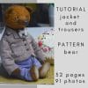 tutorial teddy bear jacket and trousers