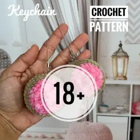 CROCHET PATTERN Keychain penis toy Keychain breast toy - Amigurumi tutorial PDF file