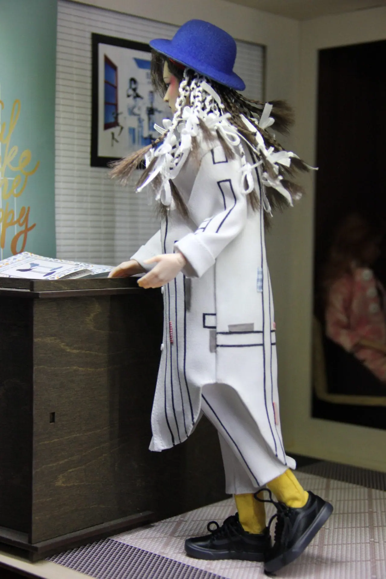 Custom art doll Boy George from Culture Club Live version