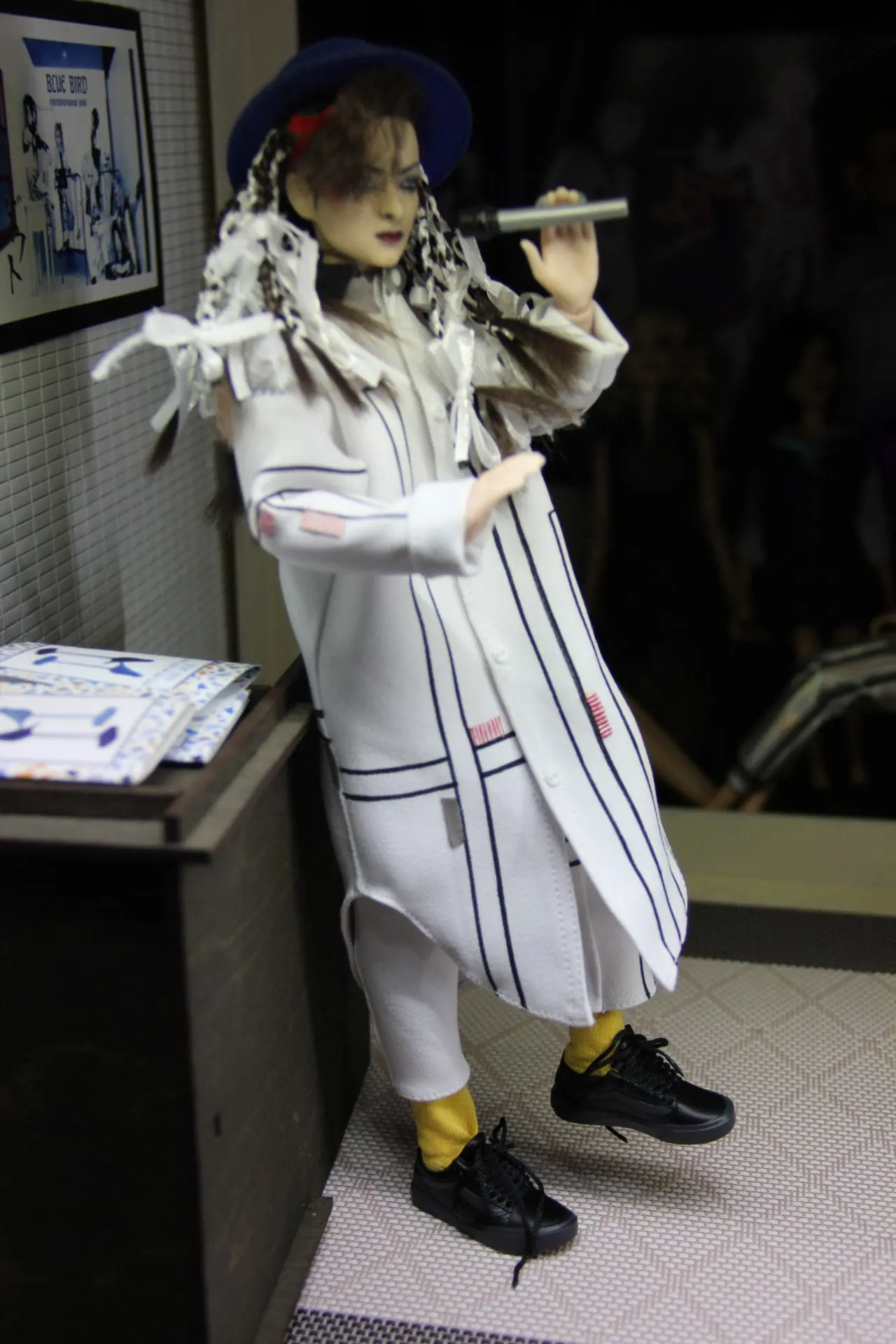 Custom art doll Boy George from Culture Club Live version