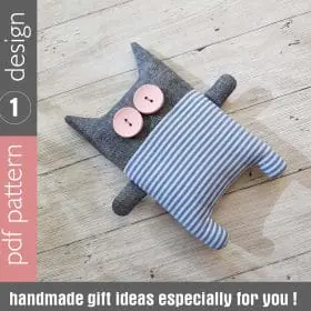 Cat sewing pattern
