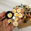 Miniature Eggs 1:6 Miniature fried egg Realistic miniatures food for dolls - Dollhouse miniatures