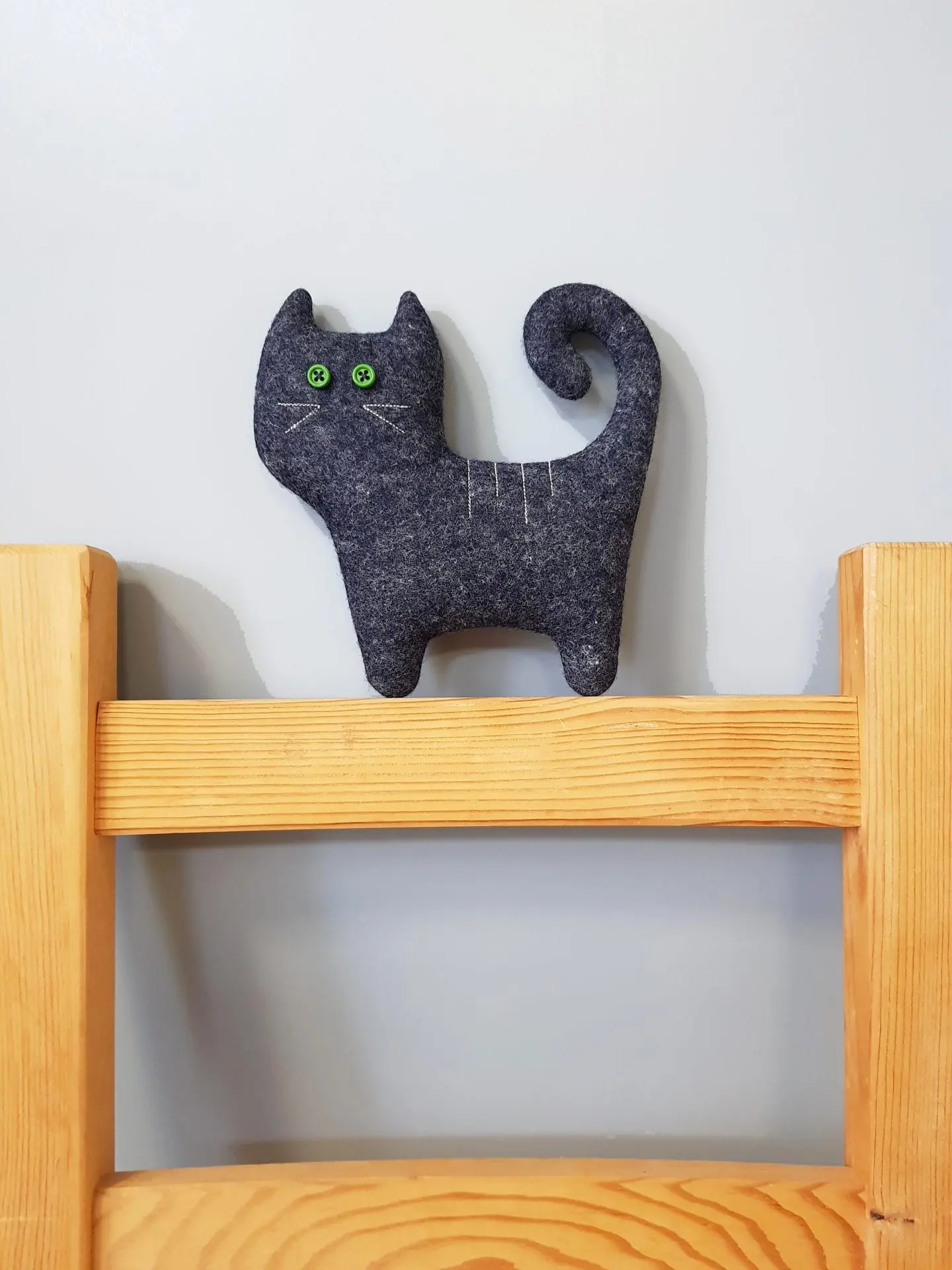 Felt Cat sewing pattern PDF, digital tutorial, Halloween Doll DIY 3 Felt doll pattern