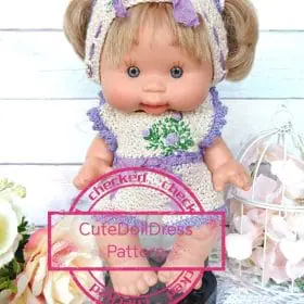 Nines d`Onil doll clothes pattern CuteDollDress shop