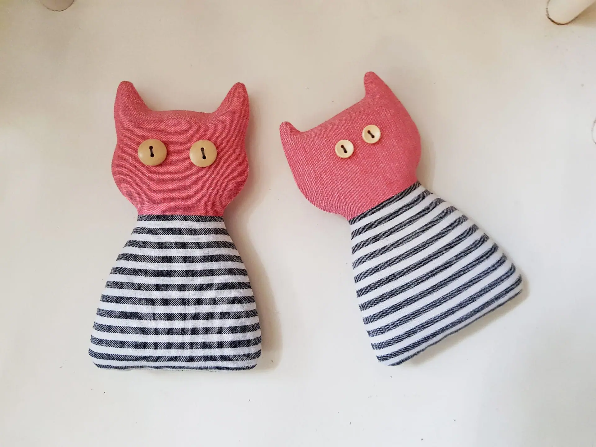 2 Cats Dolls patterns PDF, set 2 sewing tutorials, DIY RAG DOLL 6 cats dolls patters