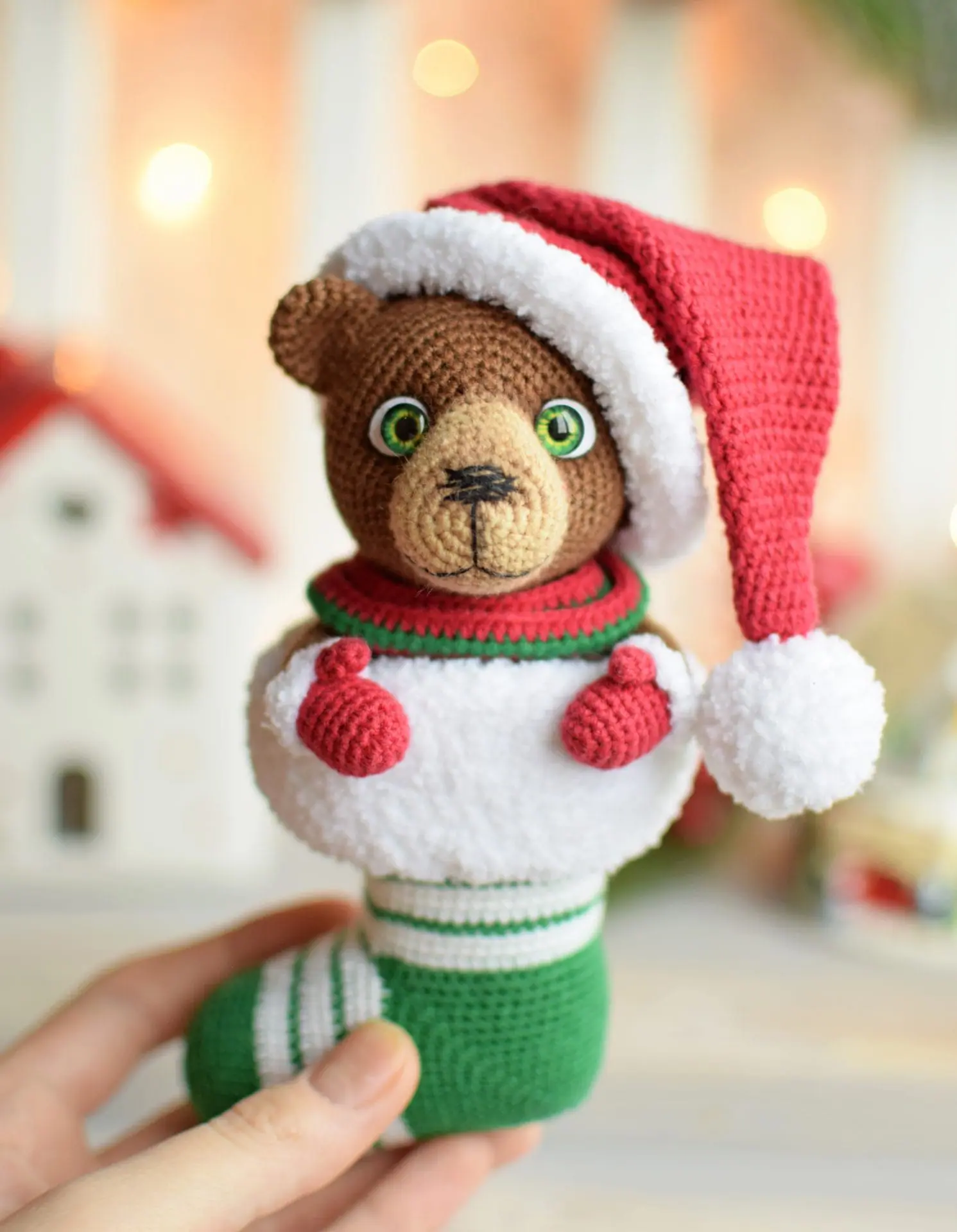 Amigurumi Teddy Bear in the sock. PDF crochet pattern in English 2 1.jpg