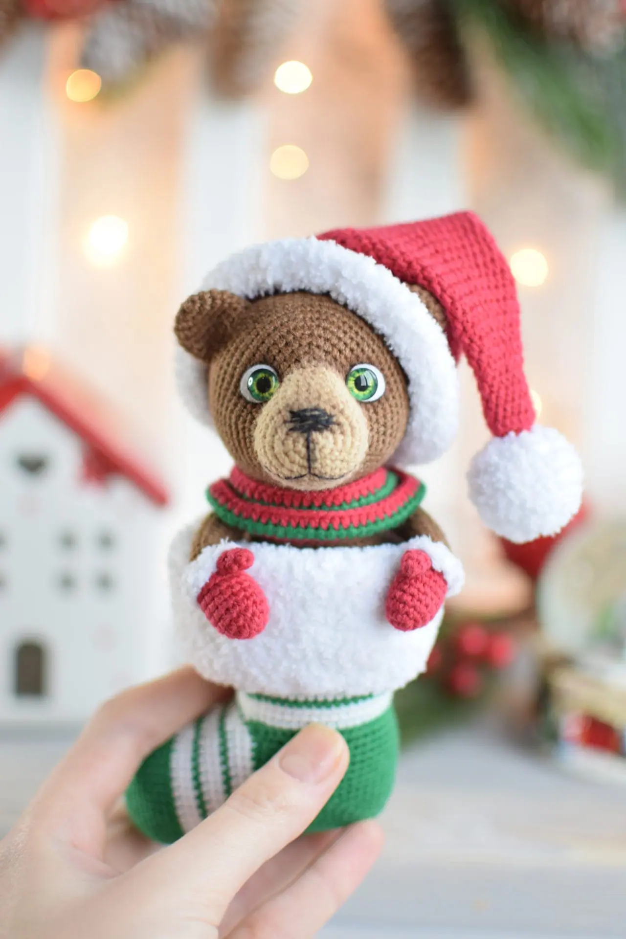 Amigurumi Teddy Bear in the sock. PDF crochet pattern in English 3 dsc 0522.jpg