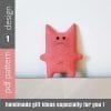 cat sewing pattern