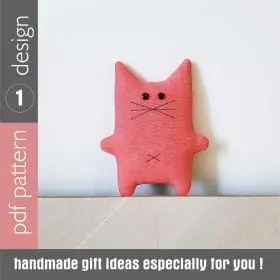 cat sewing pattern