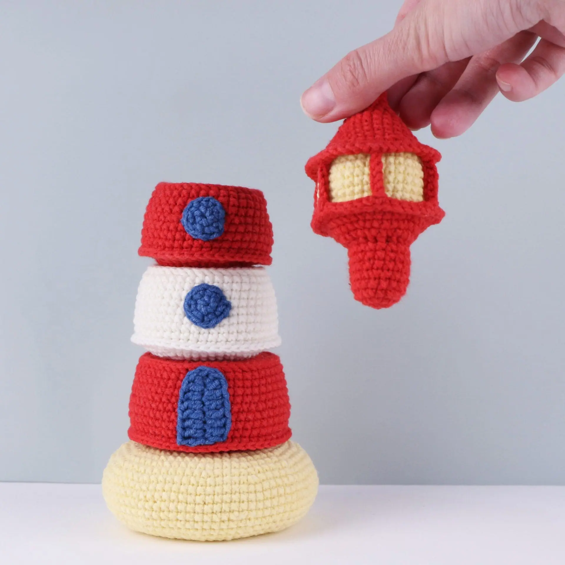 Crochet pattern Lighthouse stacker 3 img 6030.jpg