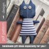 Kitty sewing pattern