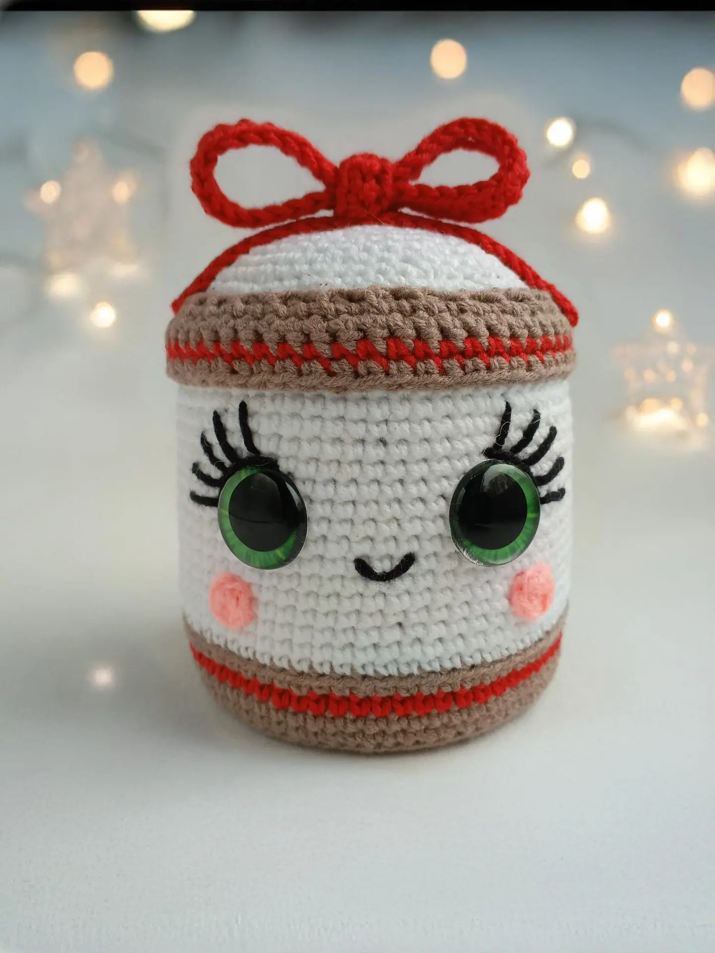 Crochet Christmas Gift Box Pattern – Festive Amigurumi Decoration 6 Plush crochet Christmas gift box amigurumi, handmade holiday decoration pattern