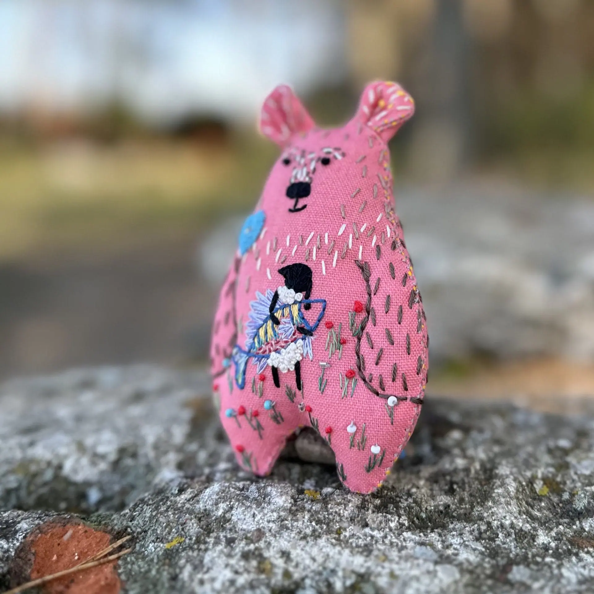 Collectible interior toy bear "Fish of my dreams". 2 003.jpg