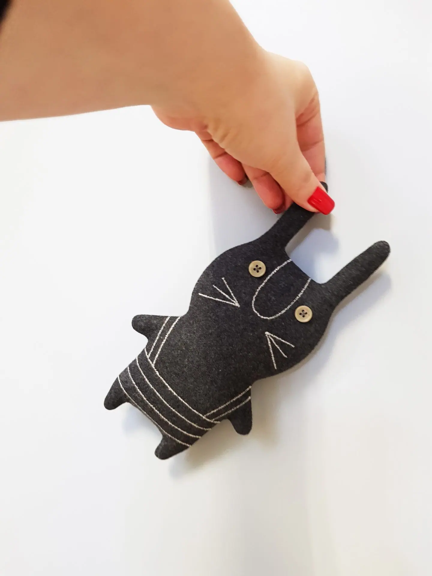 Black Rabbit sewing pattern PDF, tutorial Halloween Doll Diy 7 rabbit sewing pattern