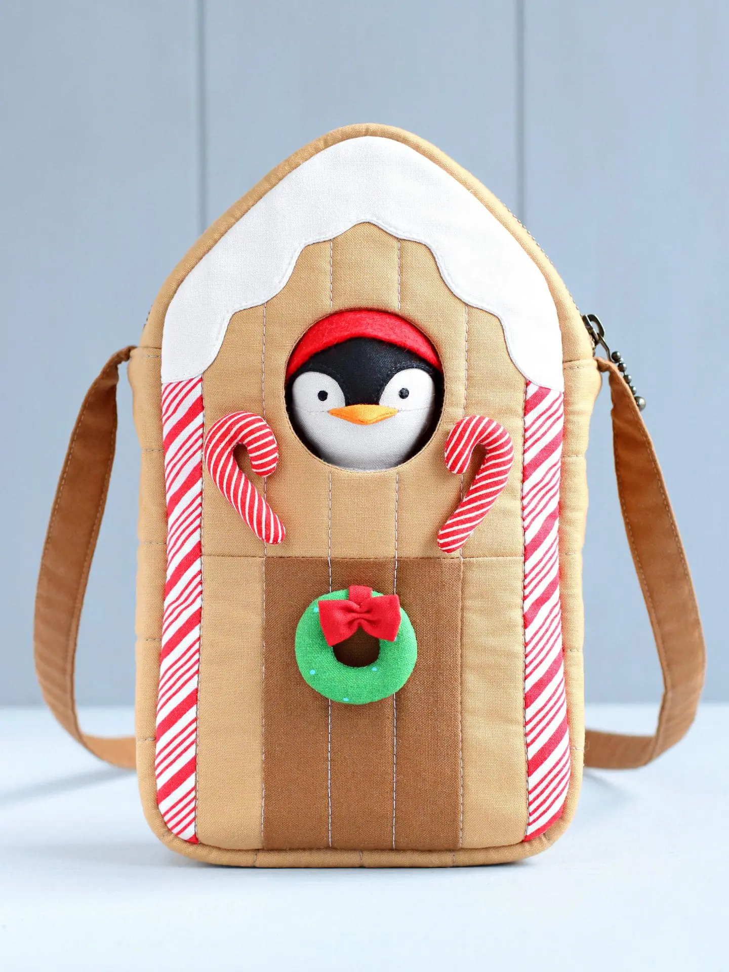 PDF Gingerbread House Bag for Mini Doll Sewing Pattern