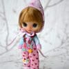 Petite Blythe outfit with pink Pixie hat 9