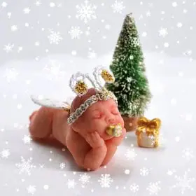 tiny silicone baby doll