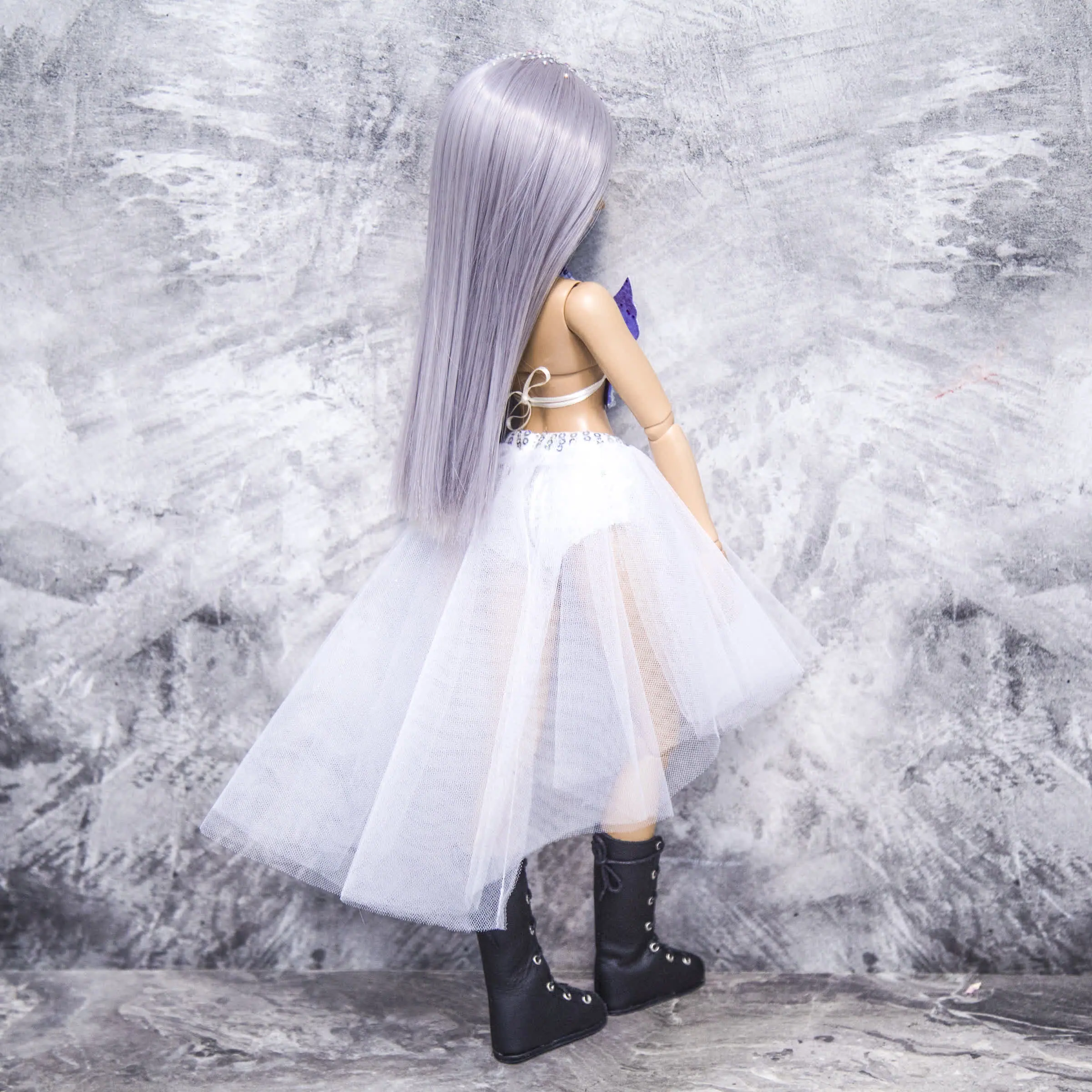 White Tulle Skirt for Minifee Fairyland 8 4.jpg