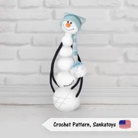snowman crochet pattern