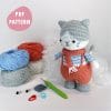 Cat crochet pattern Amigurumi animals Cat pattern pdf