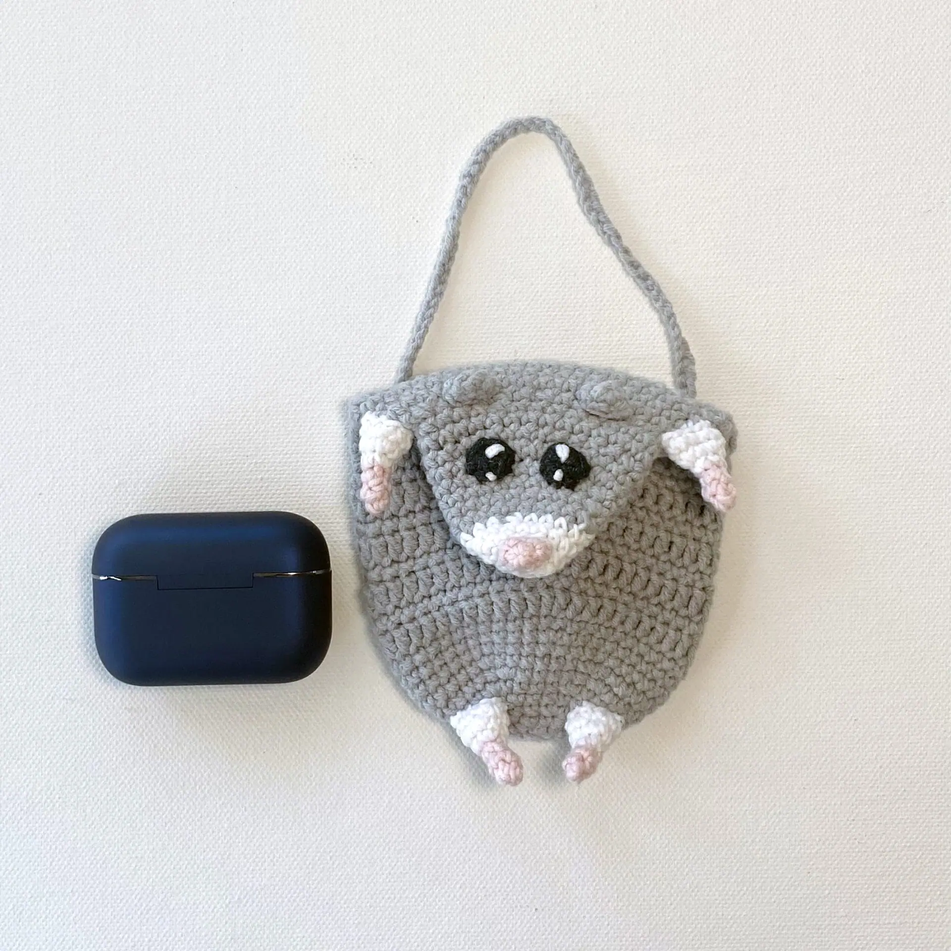 Crochet_Sad_Hamster_Tutorial_Headphone_Pouch_Crochet_pattern_PDF_Earphone_Case_Digital_Download
