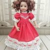 Heirloom red dress for Little Darling