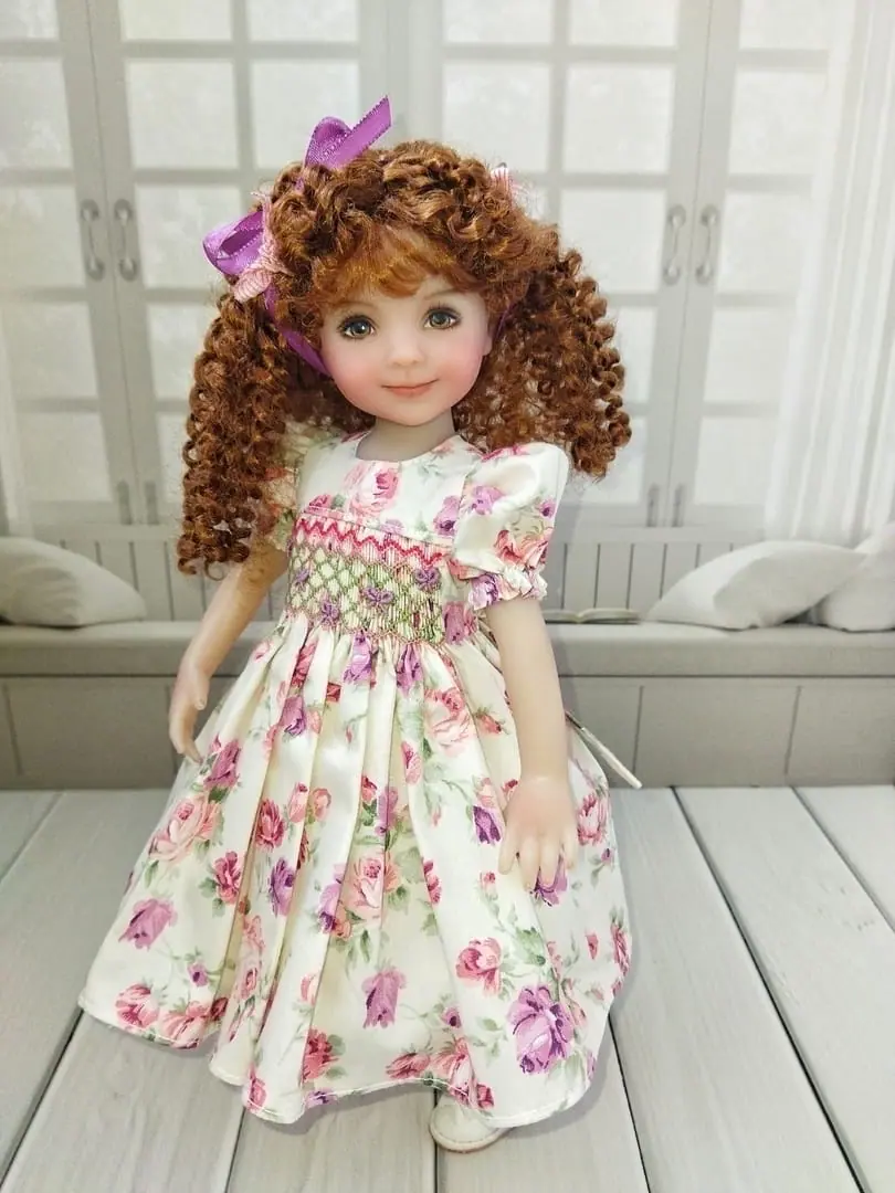 Little Darling Floral Dress with hand embroidery Little Darling Floral Dress with hand embroidery