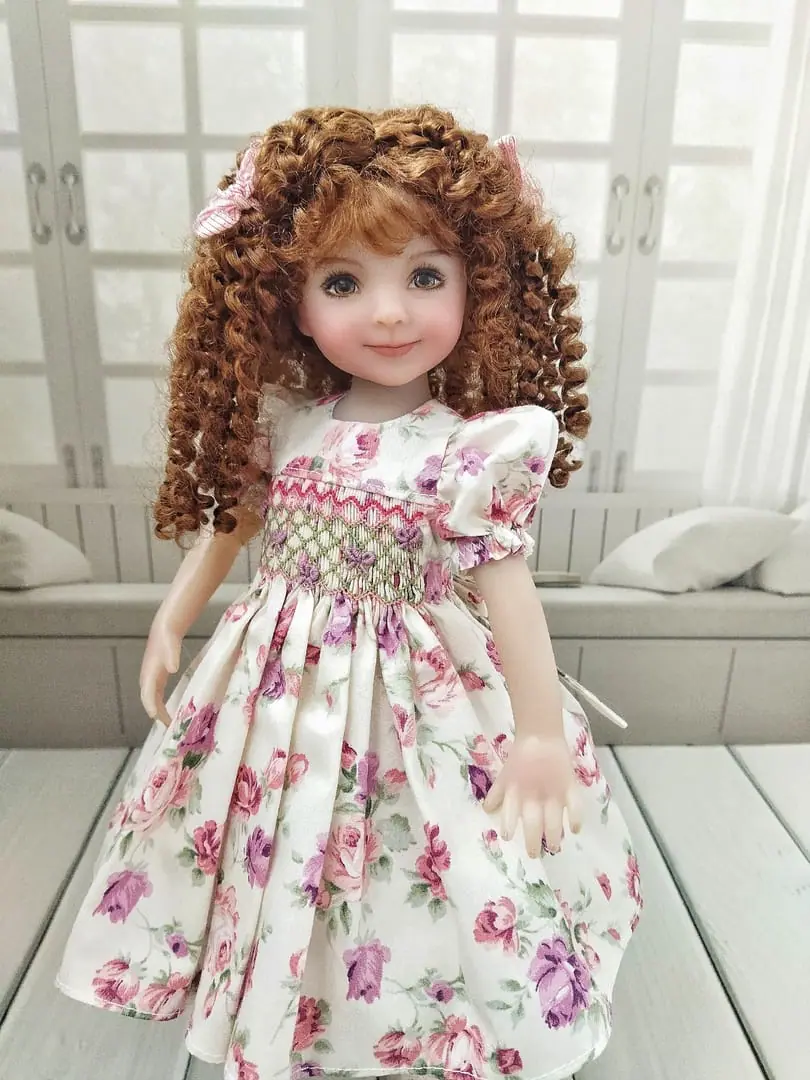Little Darling Floral Dress with hand embroidery 4 Little Darling Floral Dress with hand embroidery