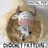 cow crochet pattern