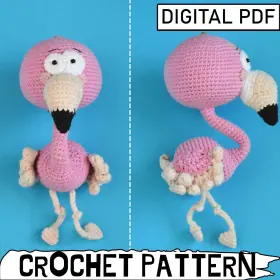 crochet flamingo