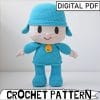 POCOYO doll crochet pattern easy amigurumi doll cartoon 2022