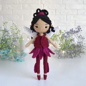 crochet pattern fairy doll