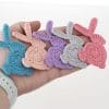 little knitted Easter bunnies