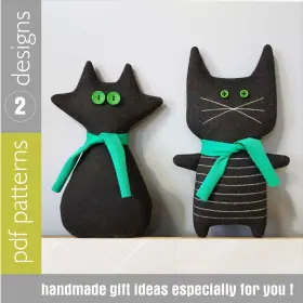black cats sewing patterns