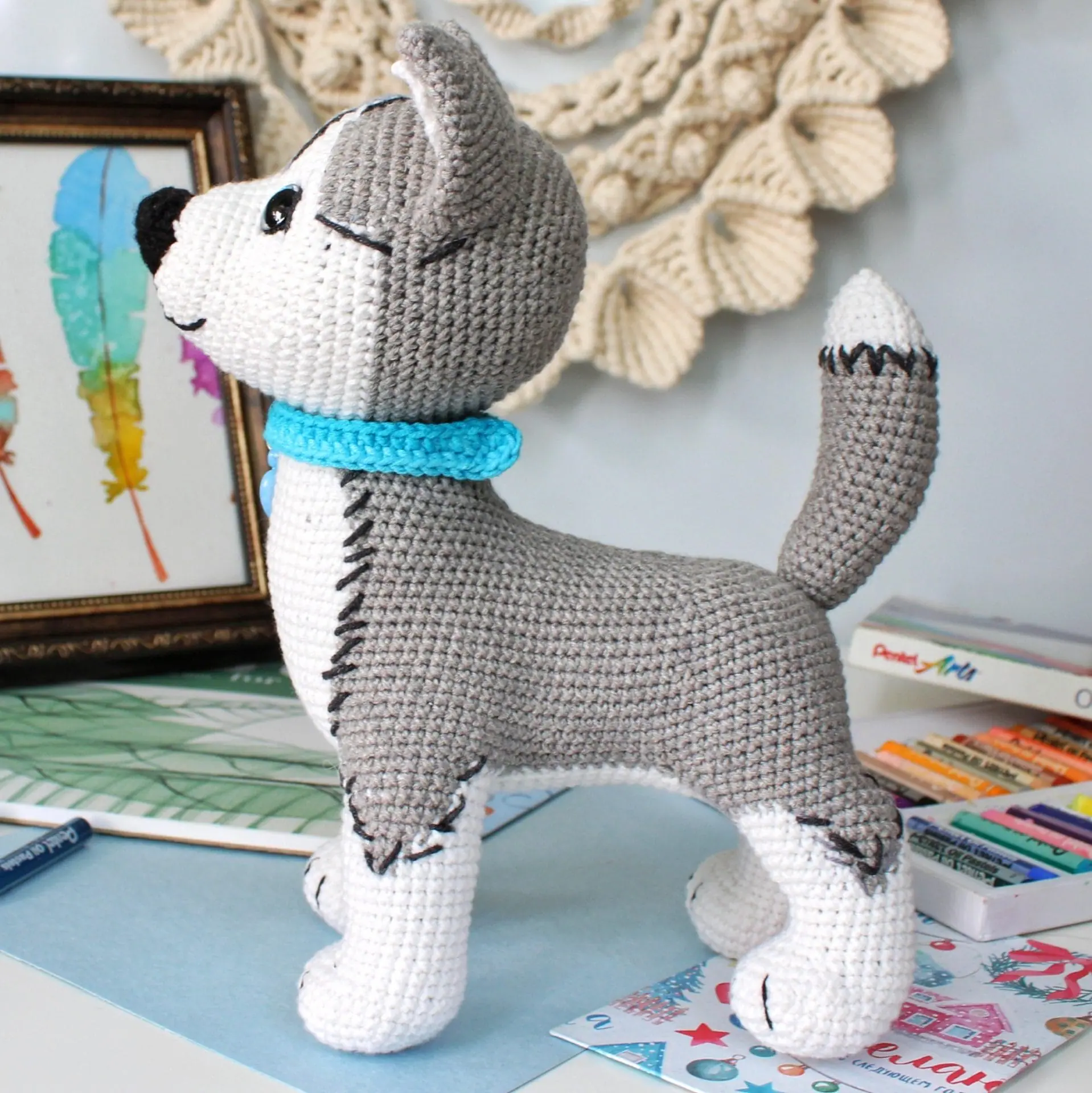 Siberian Husky Crochet Pattern In English Realistic Puppy 3 img 4285 01.jpeg