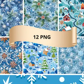 Snow digital paper