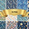 Star seamless pattern