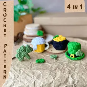 St. Patrick's Day toys crochet pattern