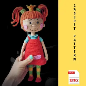 Crochet amigurumi doll