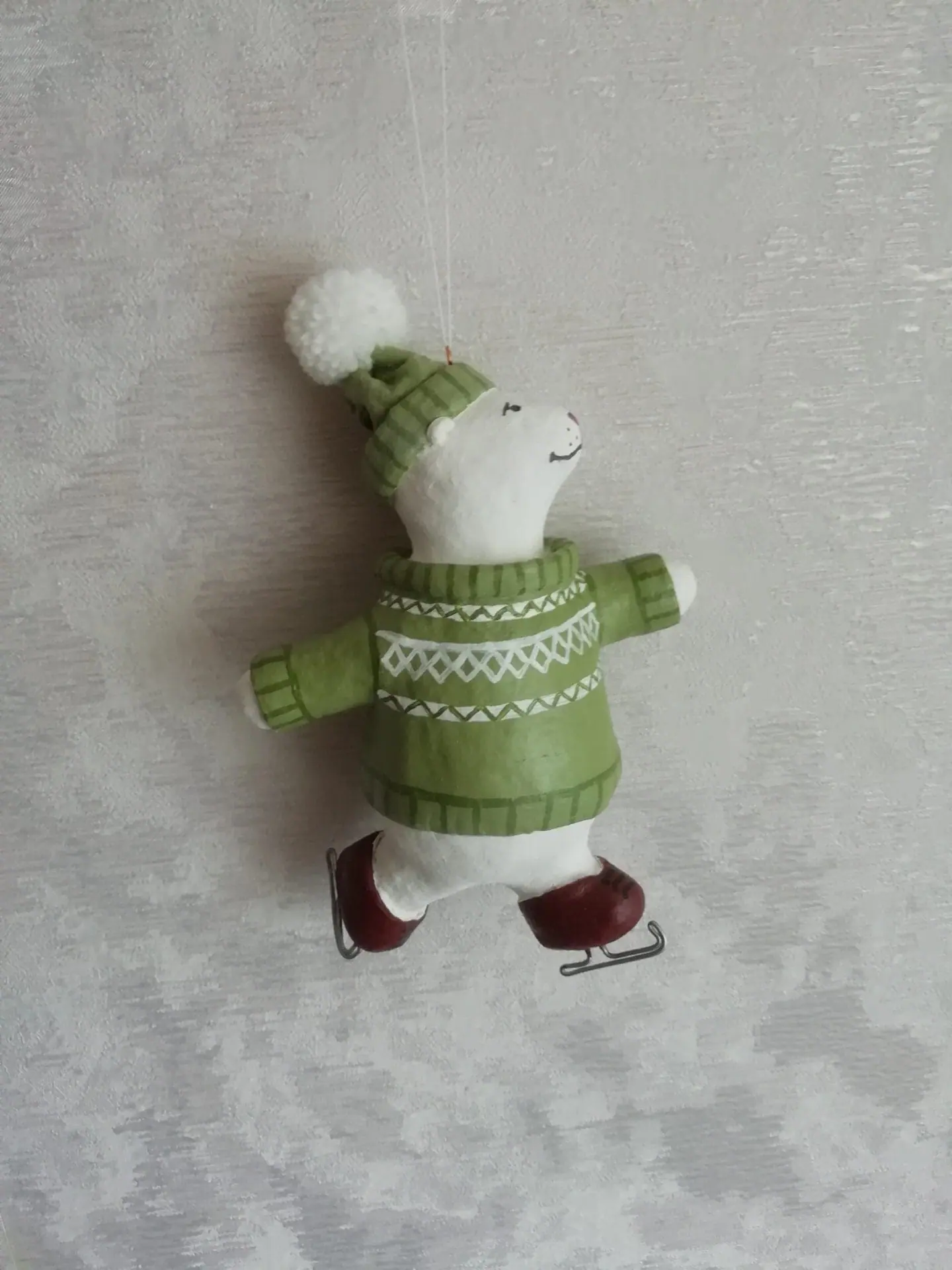 cotton bear on skates a toy made of cotton wool. 1 img 20250412 122826.jpg