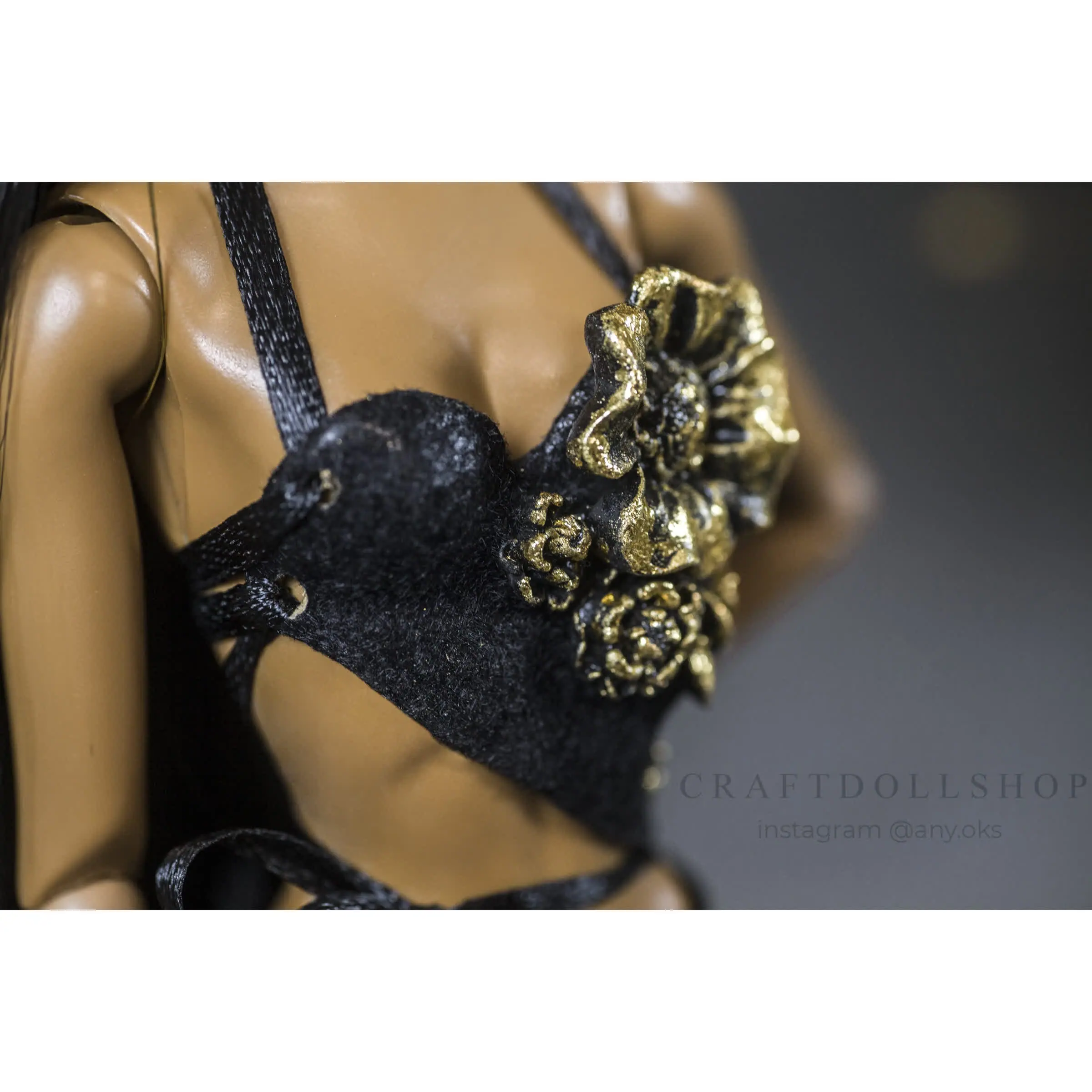 Bodice black flower for Fashion royalty Nu Face doll 2 8.jpg