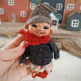 Art small doll garden gnome, elf