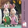 Crochet amigurumi cute Bunnies.