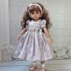 Latte batiste smocked dress .
