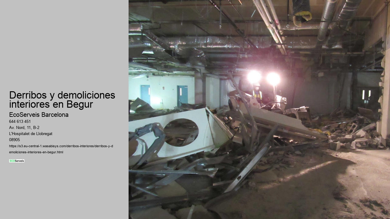 Derribos y demoliciones interiores en Begur